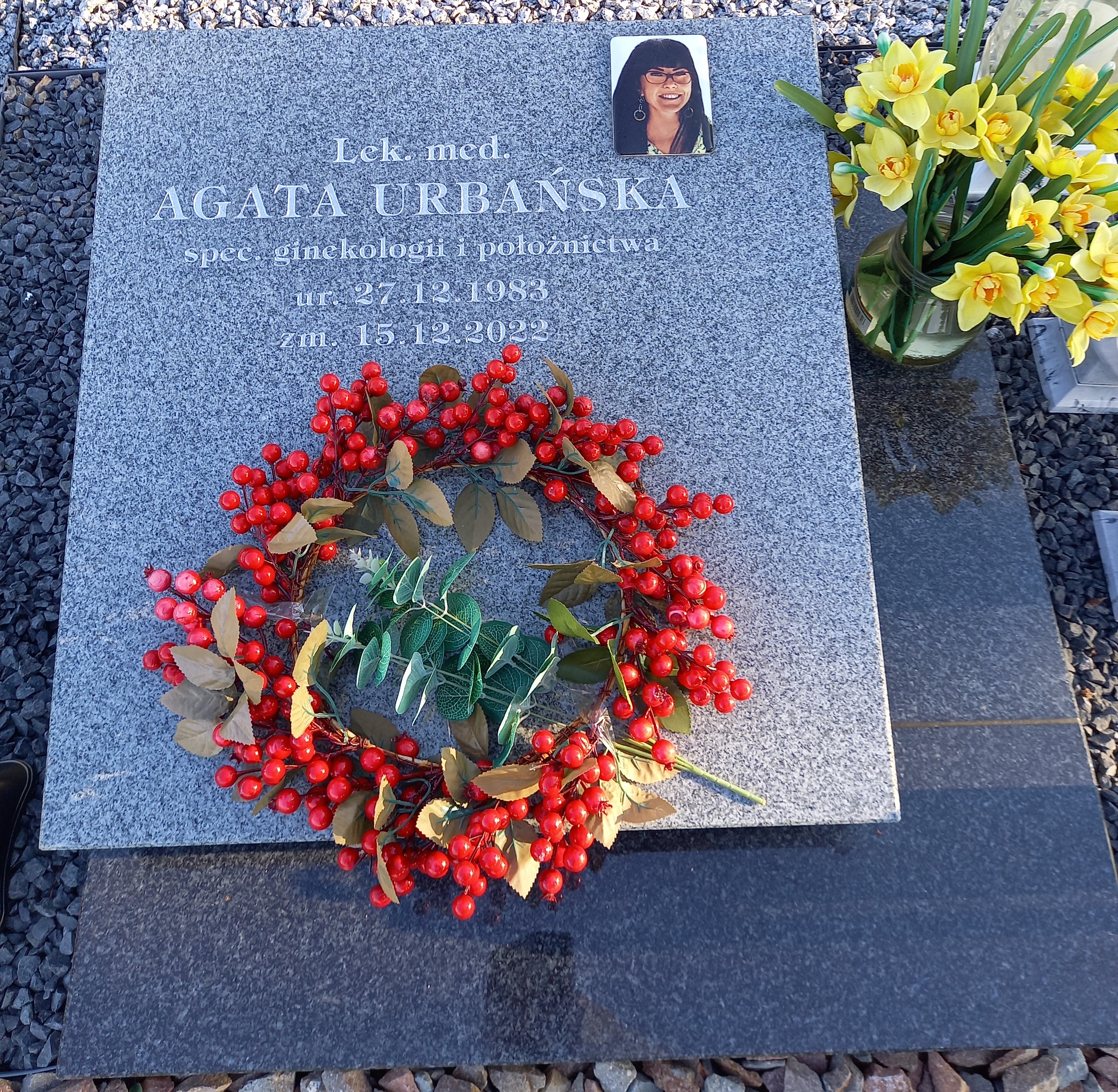 Agata Urbańska 1983 Kraków Tyniecki - Grobonet - Wyszukiwarka osób pochowanych