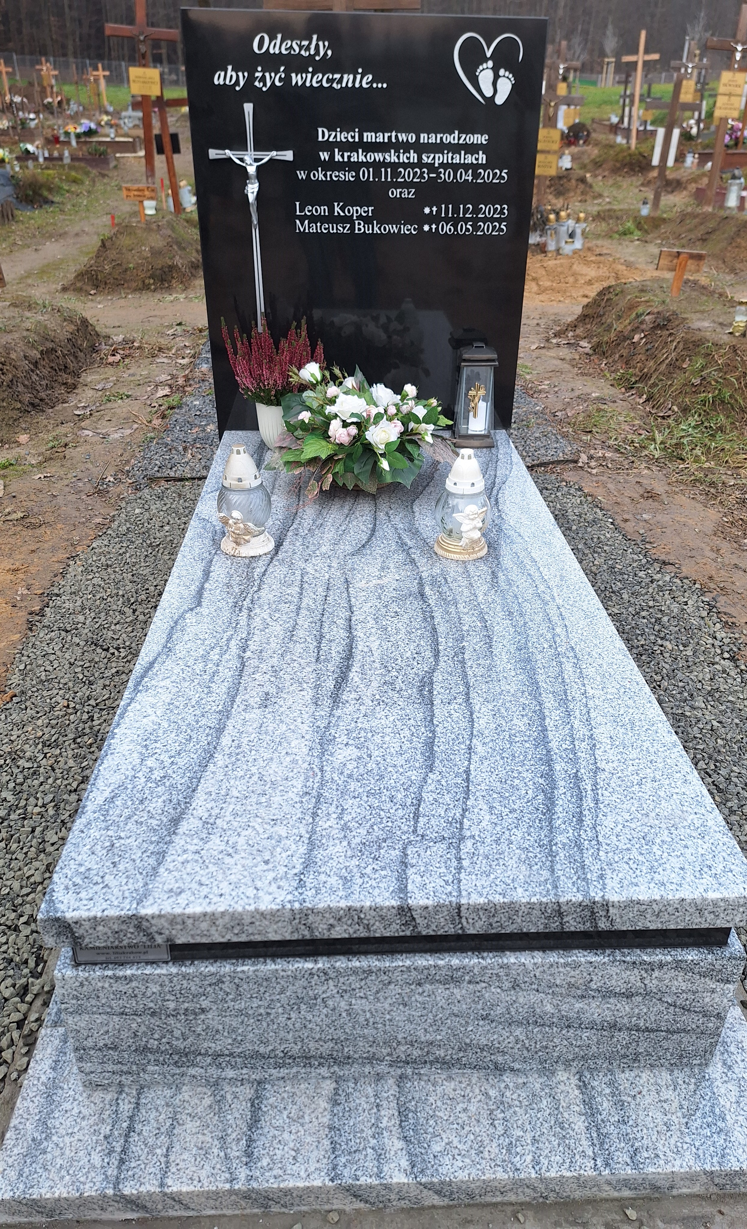 307 zwłok dzieci martwo urodz. Dzieci m.ur.1.01.2023-31. 2023 Kraków Tyniecki - Grobonet - Wyszukiwarka osób pochowanych